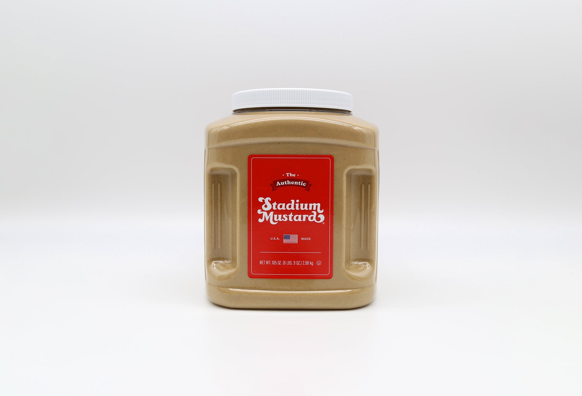 Stadium Mustard 105oz | Bulk Brown Mustard Jug